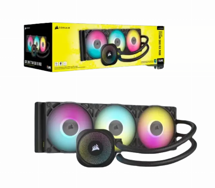 CORSAIR ICUE LINK TITAN - 360 RX RGB AIO/360MM - NOIR 