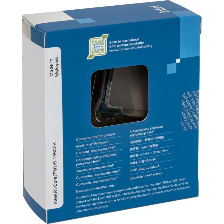 INTEL CORE I5-13600K - 5.1GHZ/24MO/LGA1700/BOX 