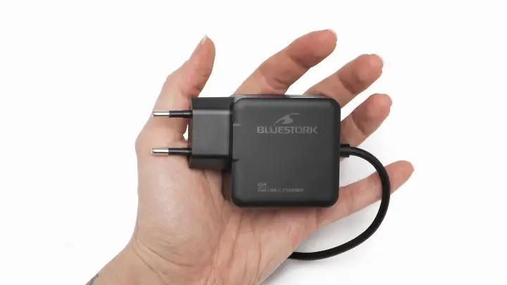 BLUESTORK CHARGEUR USB-C/65W/1.5M/NOIR 