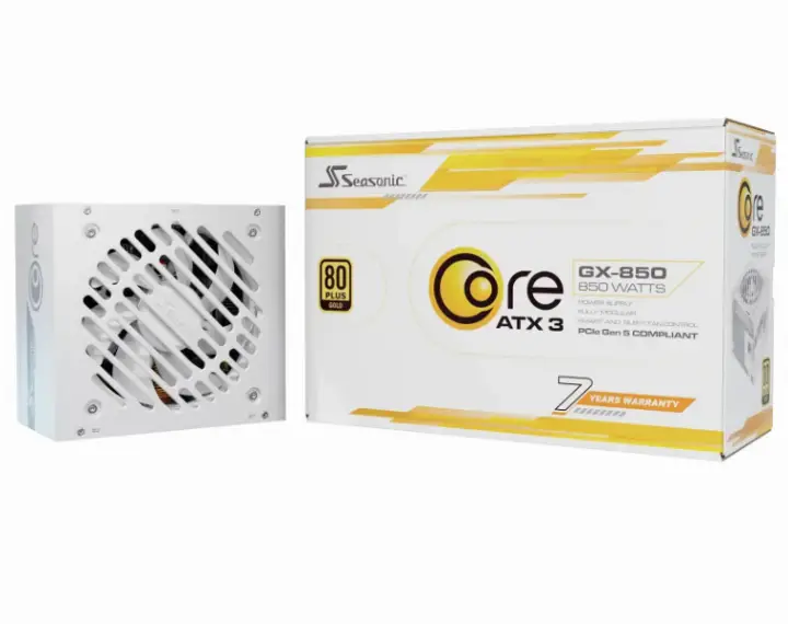 SEASONIC ATX 850W - 80+ GOLD - CORE GX-850-V2 BLANC 