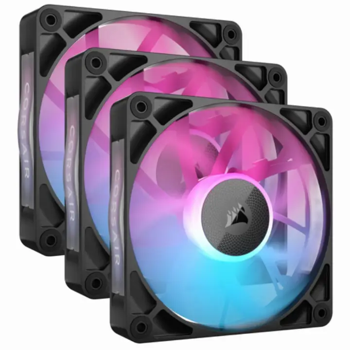 CORSAIR ICUE LINK RX120 RGB TRIPLE KIT - NOIR 