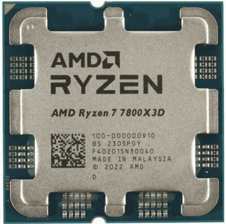 AMD RYZEN 7 7800X3D - 5GHZ/104MO/AM5/TRAY 