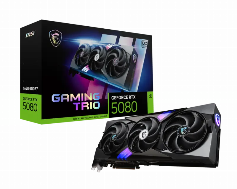 MSI GEFORCE RTX 5080 16G GAMING TRIO OC 