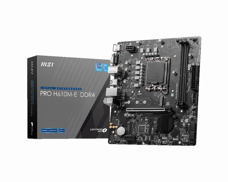 MSI PRO H610M-E DDR4 - H610/LGA1700/DDR4/MATX 