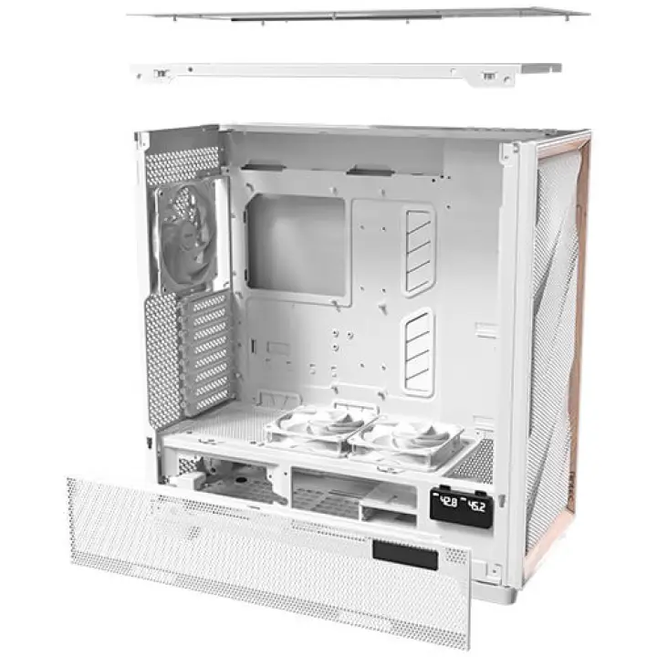 ANTEC FLUX PRO WHITE - GT/SANS ALIM/E-ATX 