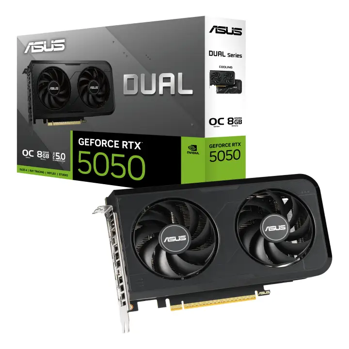 ASUS DUAL GEFORCE RTX 5050 8GB GDDR6 OC EDITION 