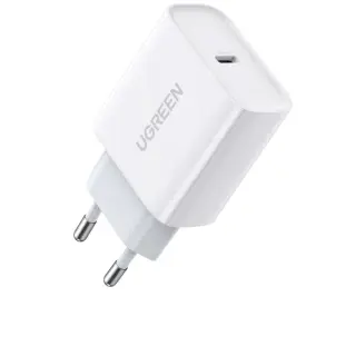 UGREEN CHARGEUR SECTEUR USB-C/1 PORT/20W/BLANC 