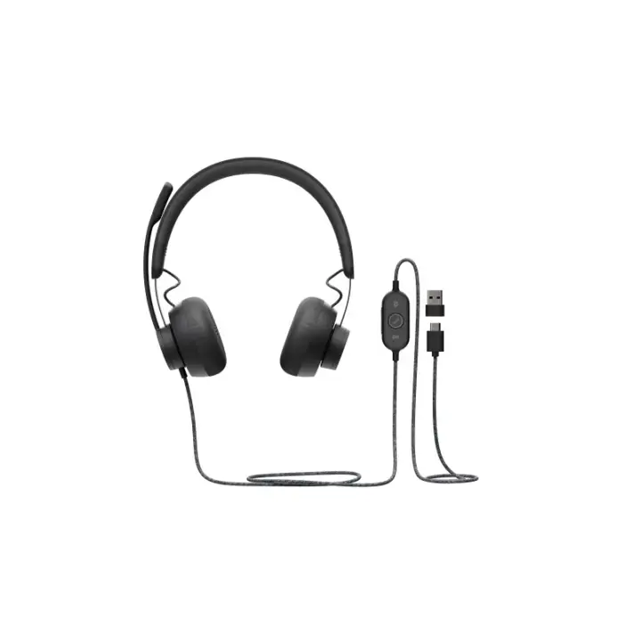 LOGITECH ZONE WIRED - GRAPHITE