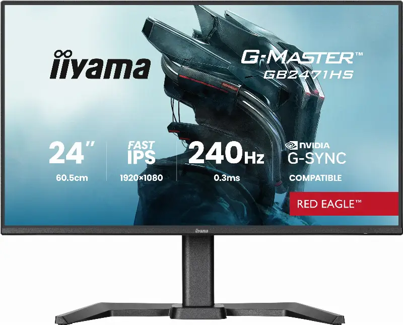 IIYAMA GB2471HS-B1 23.8FHD 240HZ/FAST IPS/0.3MS/G-SYNC 