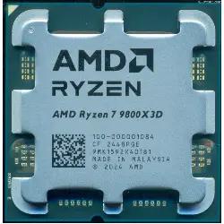 AMD RYZEN 7 9800X3D - 5.2GHZ/104MO/AM5/TRAY 