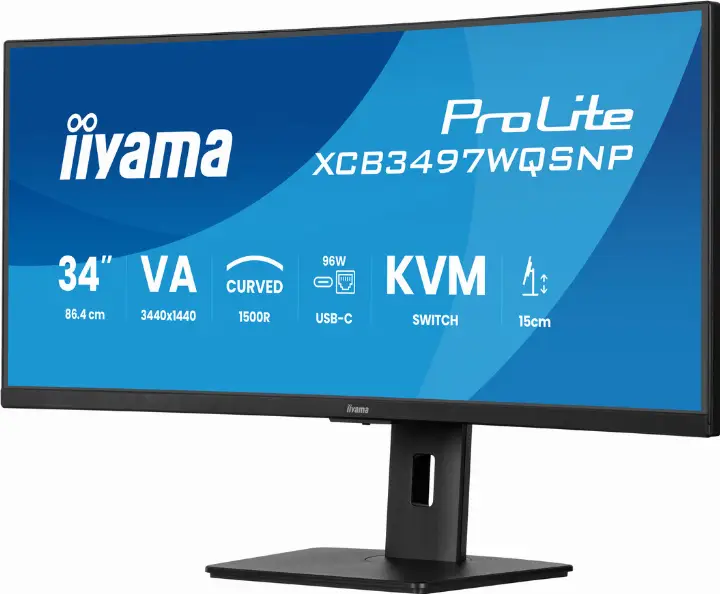 IIYAMA XCB3497WQSNP-B1 34CURVE/120HZ/VA/0.4MS/FREESYN P 