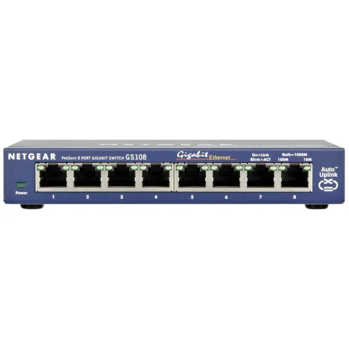 NETGEAR 8 PORTS 10/100/1000MBP