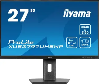 IIYAMA XUB2797UHSNP-B1 274K/60HZ/IPS/PIVOT/LAN/KVM/USB-C 