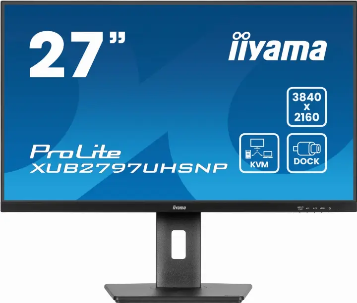 IIYAMA XUB2797UHSNP-B1 274K/60HZ/IPS/PIVOT/LAN/KVM/USB-C 