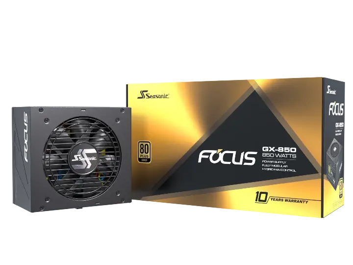 SEASONIC ATX 850W 80+ GOLD - FOCUS-GX-850-V4 