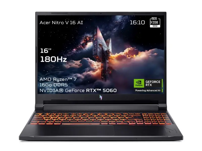 ACER NITRO 5 15.6FHD+180HZ/R7-260/5060/16G/512G/W11# 