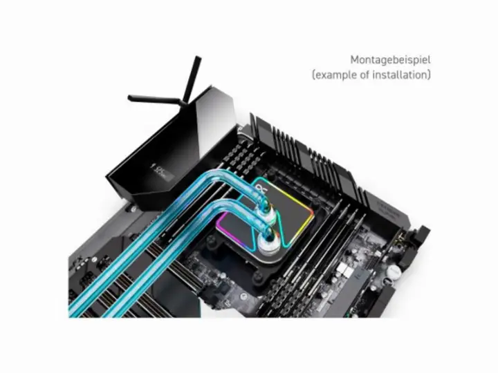 ALPHACOOL CORE 1 AURORA BLACK ARGB 