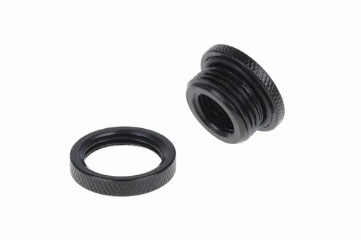 ALPHACOOL FITTING PASSE-CLOISON G1/4 - NOIR 