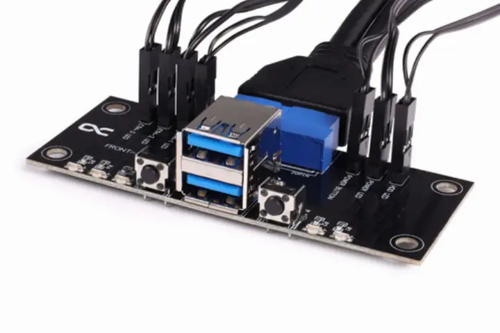 ALPHACOOL FRONT I/O-PANEL AVEC USB 3.0 POUR RACK 1U 