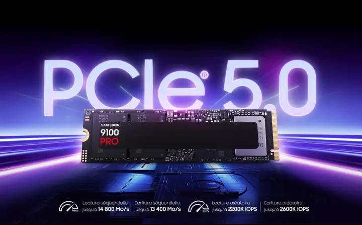 SAMSUNG 8TO NVME GEN5 M.2 - 9100 PRO 