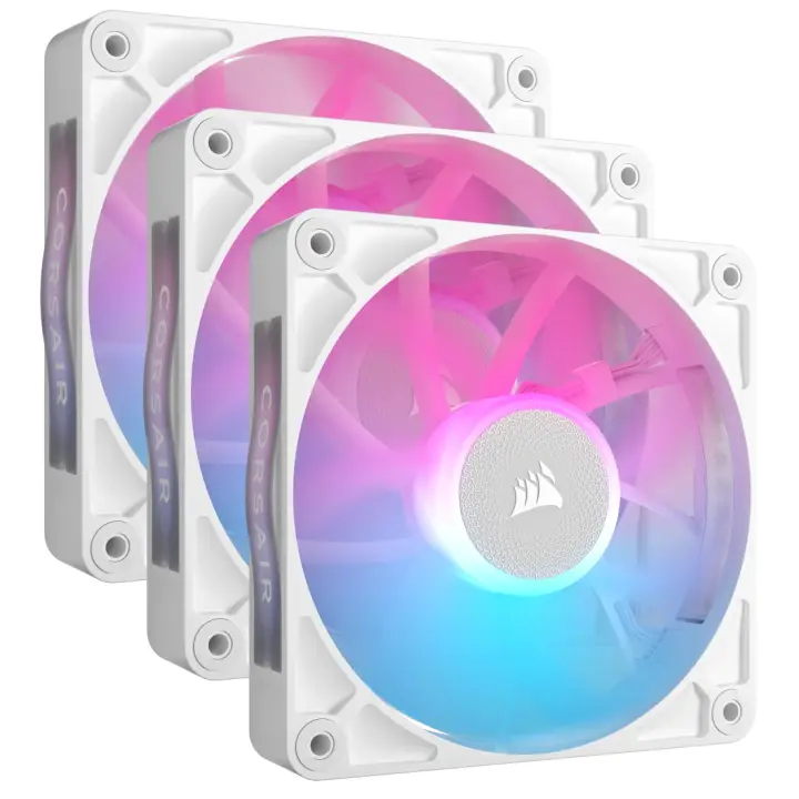 CORSAIR ICUE LINK RX120 RGB TRIPLE KIT - BLANC 