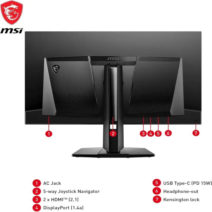 MSI MAG 32 OLED 4K/165HZ/0.03MS/USB-C/HDR/ADAPSYNC 