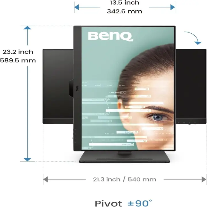 BENQ GW2490T 23.8 FHD/100HZ/IPS/PIVOT/99% SRGB 