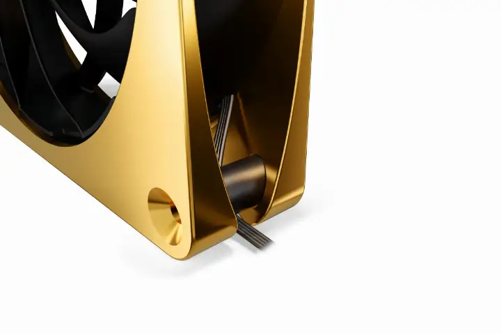 ALPHACOOL APEX STEALTH METAL 120MM - 2000RPM GOLD 