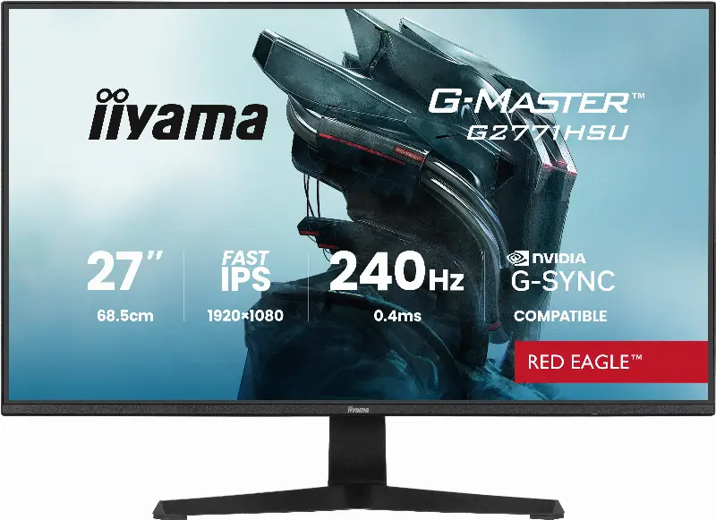 IIYAMA G2771HSU-B1 27FHD 240HZ/FAST IPS/0.4MS/G-SYNC 