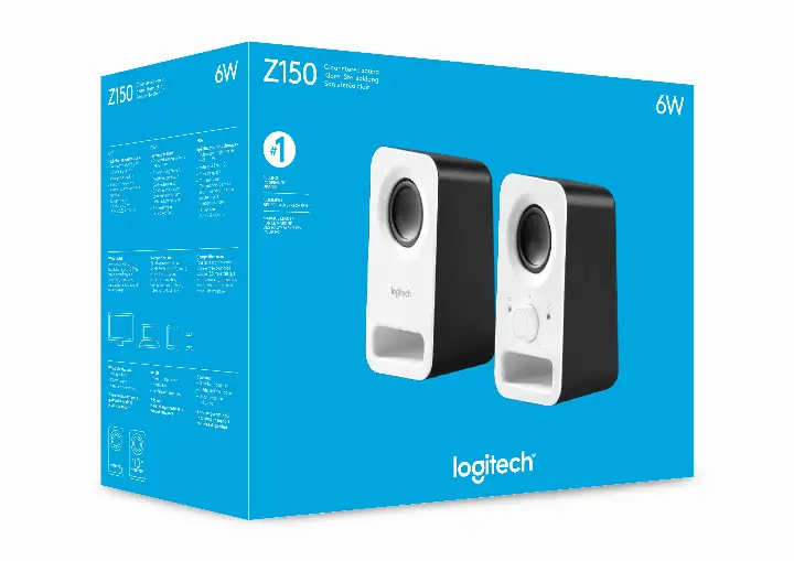 LOGITECH 2HP - Z150 SNOW WHITE