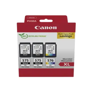 CANON PACK DE 3 CARTOUCHES - PG-575XLX2/CL-576XL 