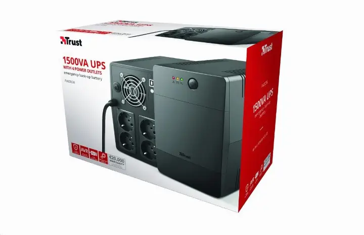 TRUST PAXXON 1500VA UPS WITH 4 