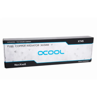 ALPHACOOL RADIATEUR 360MM BLANC - HPE-45 FULL CUIVRE 