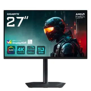GIGABYTE MO27U2 27 QD-OLED 4K/240HZ/0.03MS/USB-C/G-SYNC 
