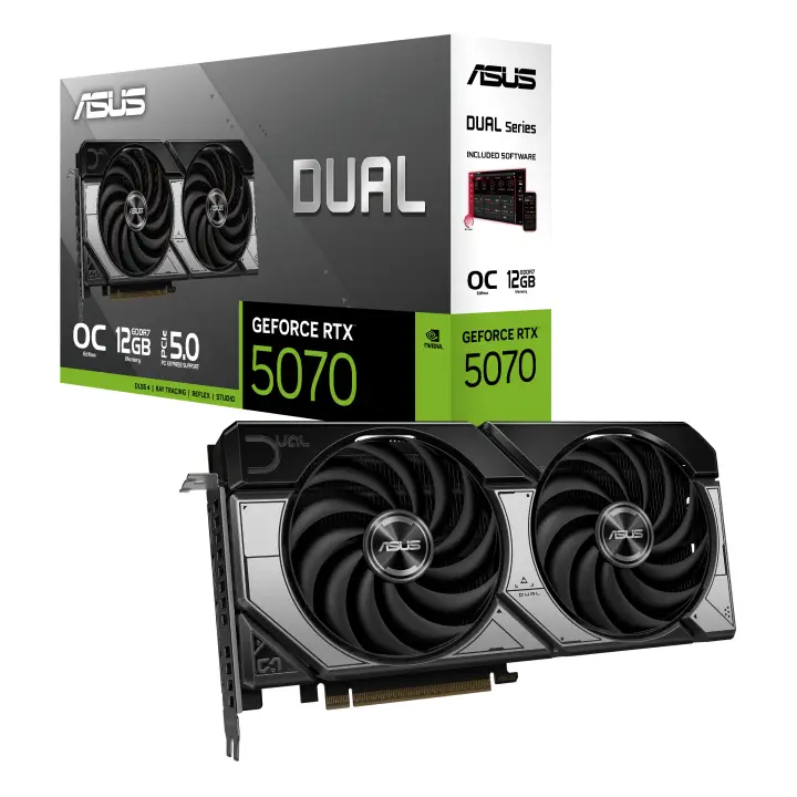 ASUS DUAL GEFORCE RTX 5070 12GB GDDR7 