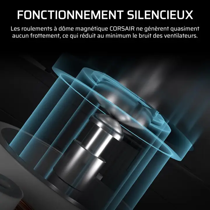 CORSAIR RS120-R ARGB (PACK 3X120MM) - NOIR 