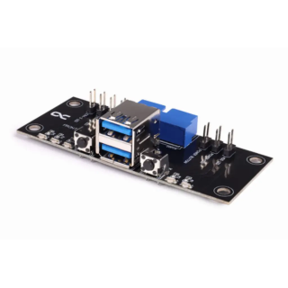 ALPHACOOL FRONT I/O-PANEL AVEC USB 3.0 POUR RACK 1U 