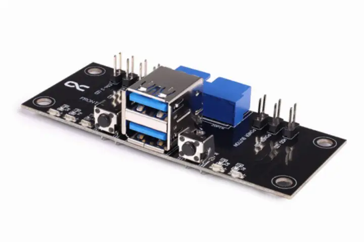 ALPHACOOL FRONT I/O-PANEL AVEC USB 3.0 POUR RACK 1U 