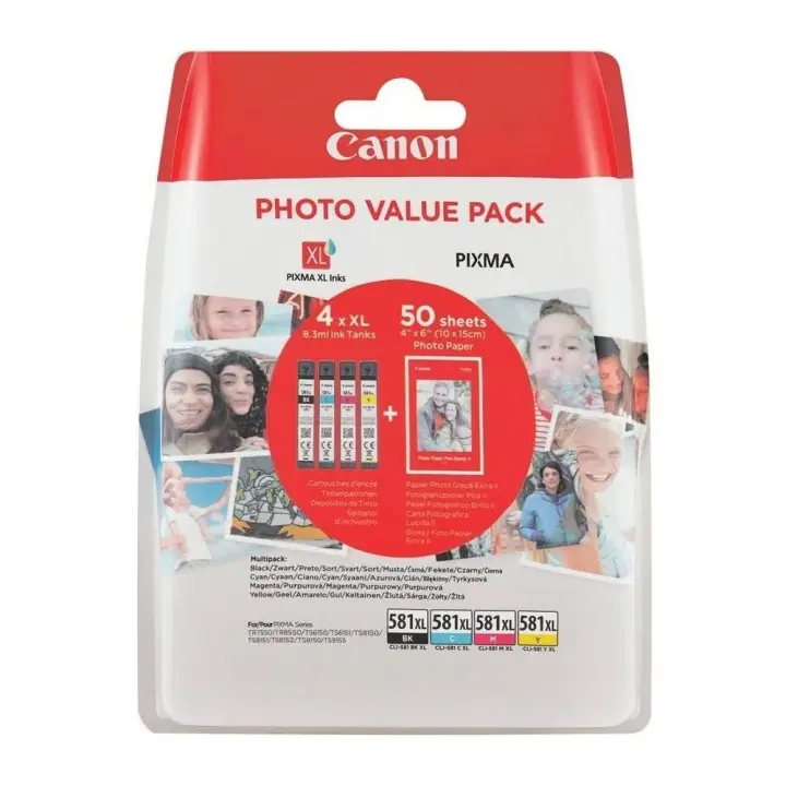 CANON PACK CARTOUCHES CLI-581X