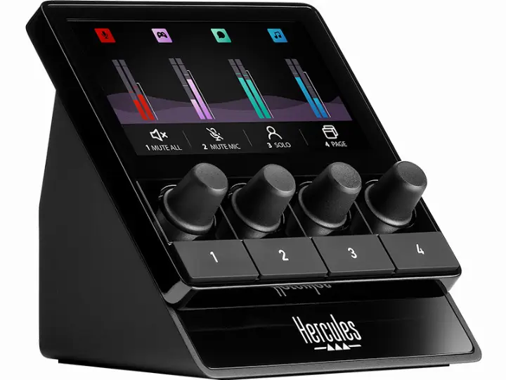 HERCULES AUDIO KIT STREAM 100+ USB MIC 