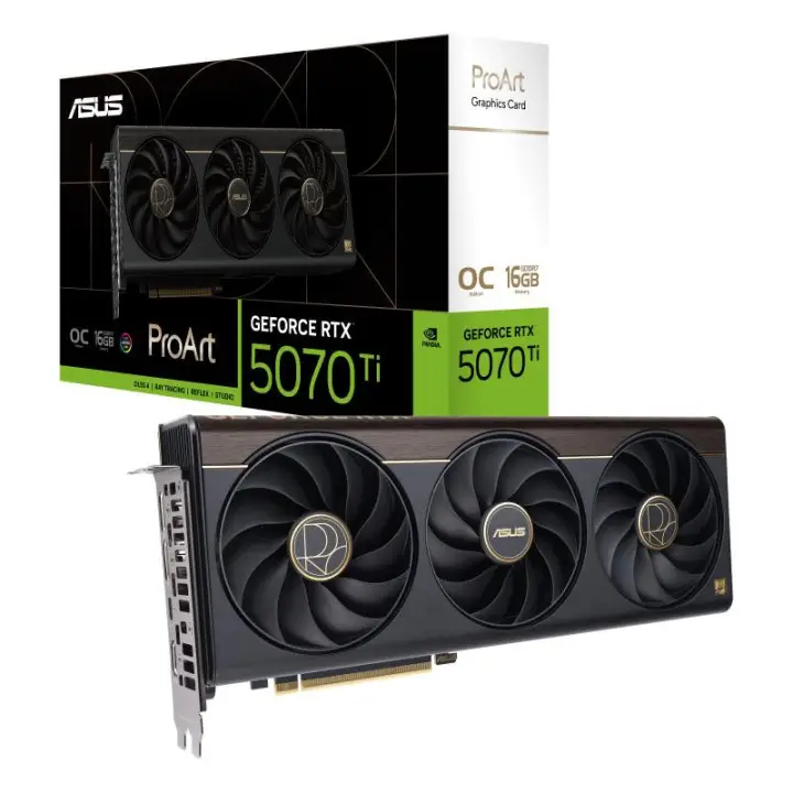 ASUS PROART -RTX5070TI-O16G NVIDIA GEFORCE RTX 5070 TI 16 GO GDDR7 