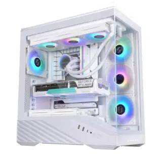 LIAN-LI VECTOR V100 RGB BLANC - MT/SANS ALIM/E-ATX 