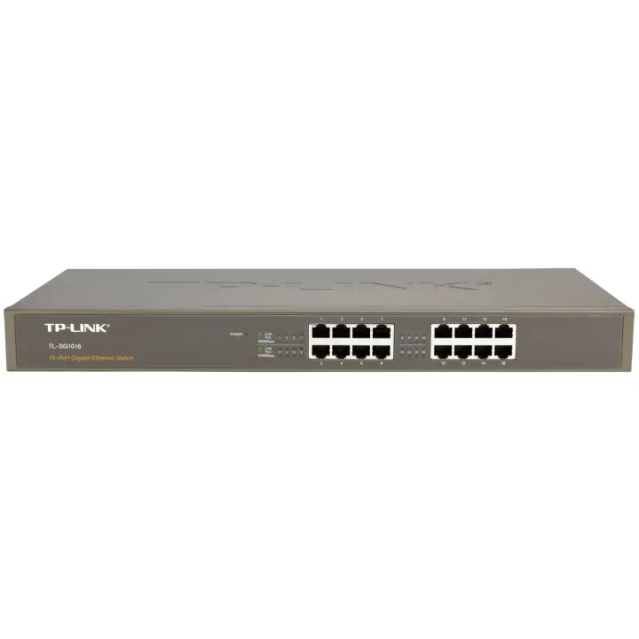 TP-LINK 16 PORTS 10/100/1000 RACKABLE - TL-SG1016 