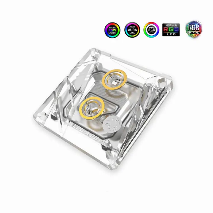 M.RED WATERBLOCK RGB POUR CPU INTEL 