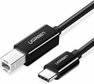 UGREEN CABLE USB-C VERS USB-B 2.0/1M/NOIR 