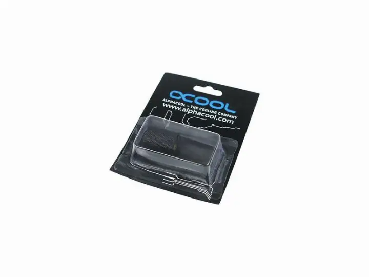 ALPHACOOL FITTING FEMELLE/FEMELLE MANCHON DROIT - G1/4 NOIR 