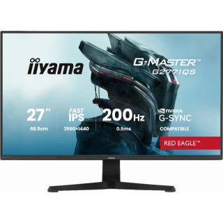 IIYAMA G2771QS-B1 27WQHD 200HZ/FAST IPS/0.5MS/G-SYNC 