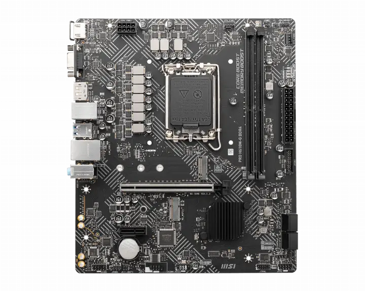 MSI PRO H610M-G - H610/LGA1700/DDR5/MATX 