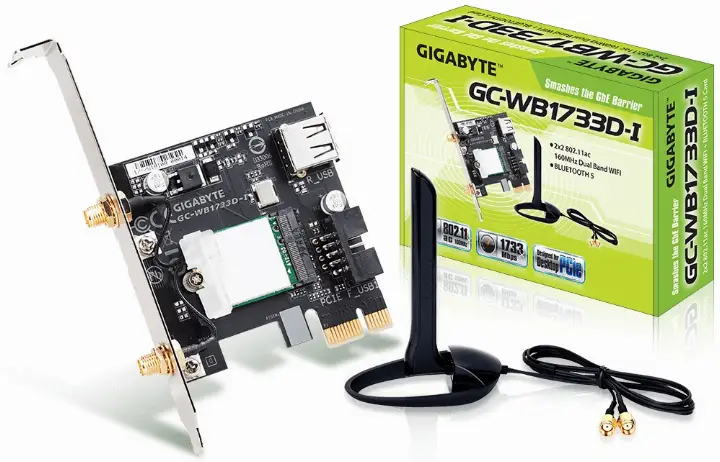 GIGABYTE PCI-E BT5/WIFI AC - G