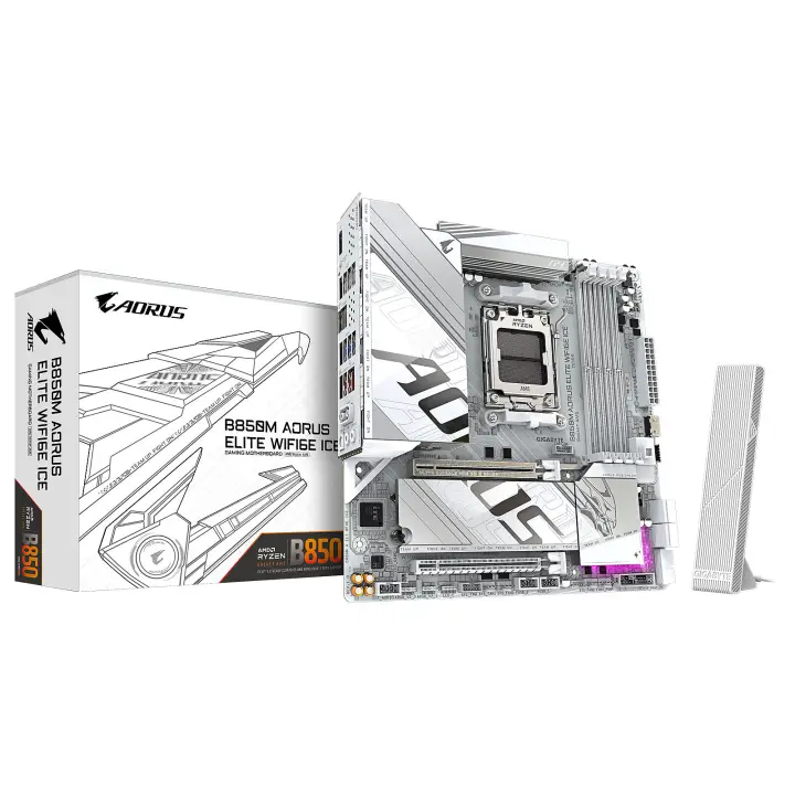 GIGABYTE B850M A ELT WF6E ICE - B850/AM5/DDR5/MATX 